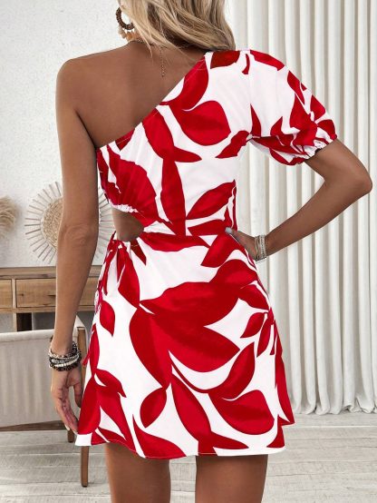 Puff Sleeve Dress For Summer Vacation For New Year Clothes Vacation Beach Outfits Women - Image 4