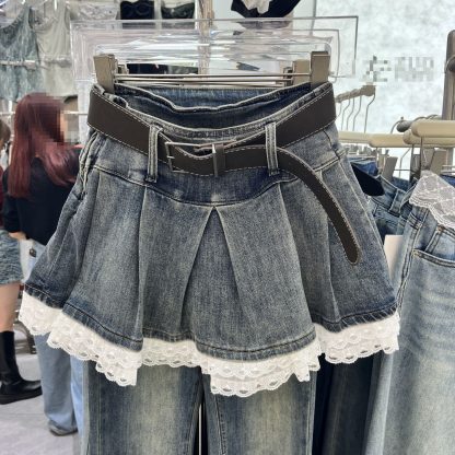 Design Lace Stitching Skirt - Image 2