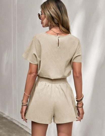 Women's Casual Breathable Short Sleeved Set - Image 3
