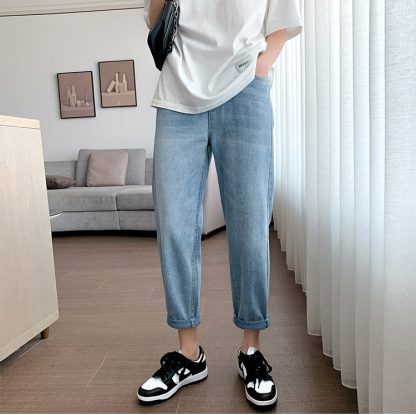 Women's High Waist Jeans Loose Slimming - Image 3