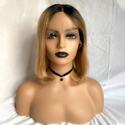 Color Bob Head Real Hair Headgear - Image 6