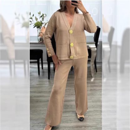 European Goods Casual Fashion Two-piece Suit Female Spring And Autumn All-match - Image 2