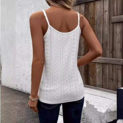 3pcs Knitted Shoulder Strap Vest Set - Image 5