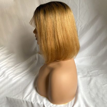 Color Bob Head Real Hair Headgear - Image 5
