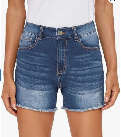 Summer High Waist All-match Slim Fit Tassel Women's Denim Shorts - Image 8