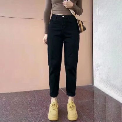 Straight Slimming Loose Mop Wide Leg Pants - Image 7