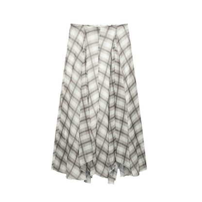 Spring And Summer European And American Style Snake Print Wide Hem Midi Skirt - Image 7