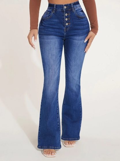 High Waist Stretch Clinch Skinny Skinny Jeans - Image 2