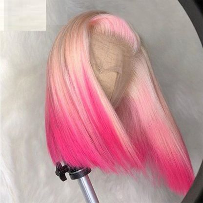 Gradient Front Lace Semi-machine-made High-quality Human Hair - Image 5