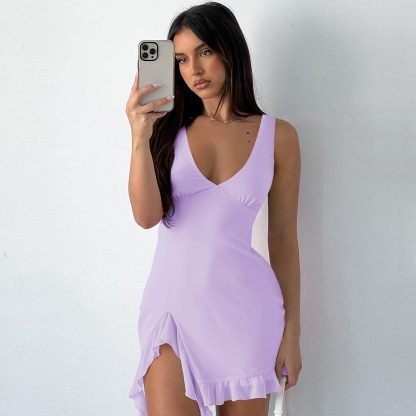 Pure Color Hot Girl Skirt Pure Desire Style European And American Women - Image 10