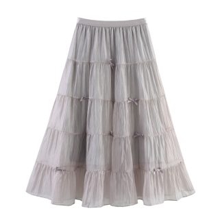 Three-dimensional Bow Fairy Multi-layer Gauze Gauze Skirt Cake Dress