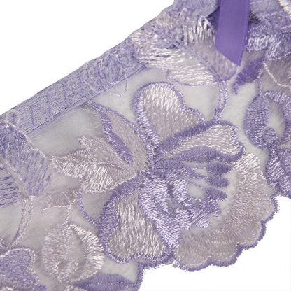Bra Set Lace See-through Garter - Image 10