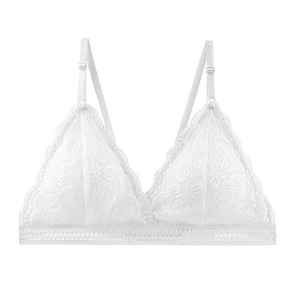 Women's Lace Chest Wrap Beauty Back And Push Up Comfortable Bra - Image 4