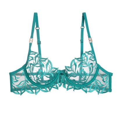 Sexy Embroidery Lace Bra Panties Set - Image 7