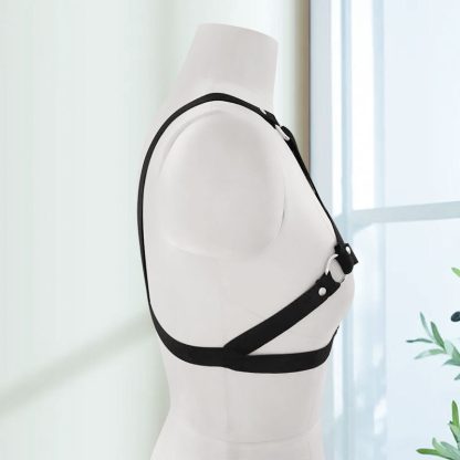 Bar Performance Costume Goth Bra Elastic Strap Body Chain Drawstring - Image 5