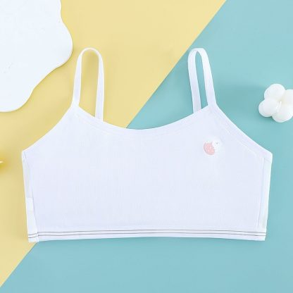 Developmental Girl Bra Adolescent Quilted Cotton Underwear - Image 6