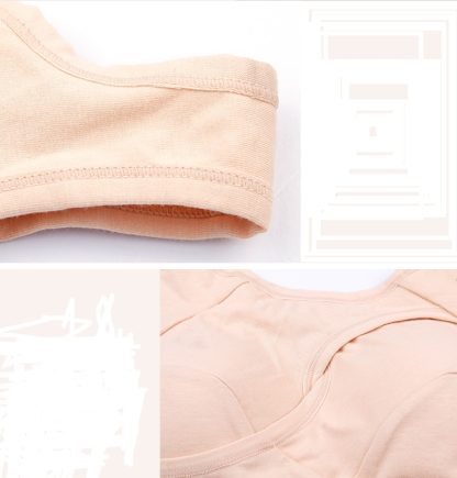Cotton Anti-expansion Anti-Sag Gathering Adjustment Sports Bra - Image 8