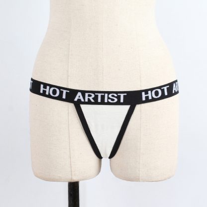 Fashion Contrast Color Sexy Panties Women Thong Underwear - Image 5