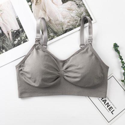 Breastfeeding Bra With Breast Pad Seamless - Image 5