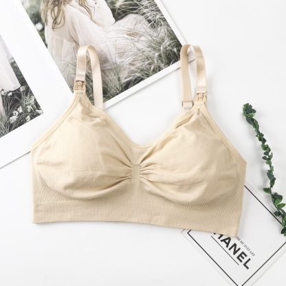 Breastfeeding Bra With Breast Pad Seamless - Image 4