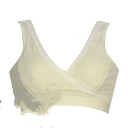 SpringSummer Cotton Nursing Vest Bra Cross - Image 2