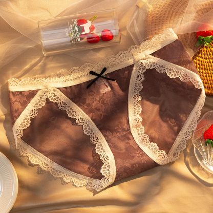 Lace Panties Ladies Cotton Antibacterial Panties - Image 5