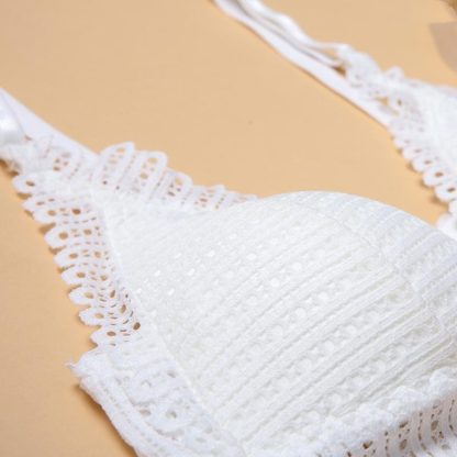 Sexy Lace Wireless Front Closure Bra - Image 5