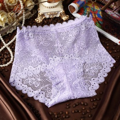 Transparent Lace Ladies High Waist Panties - Image 8