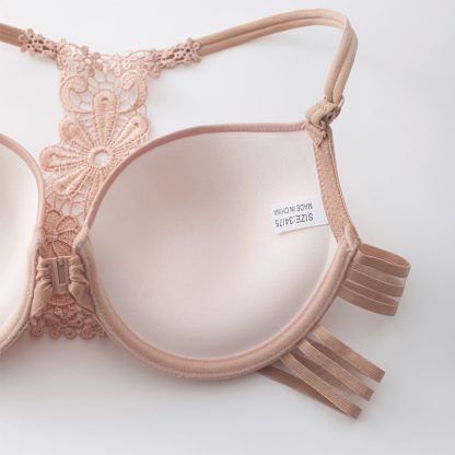 Buckled Front And Shaped Back Fashion Sexy Push Up Push Up Glossy Seamless Underwear For Women - Image 3