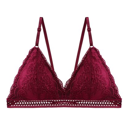 Women's Lace Chest Wrap Beauty Back And Push Up Comfortable Bra - Image 6
