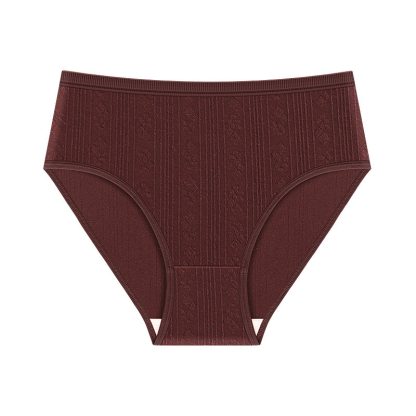Women's Fashion Solid Colour Jacquard Panties - Image 7