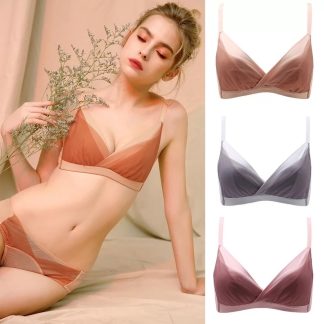 Gathering-adjustable bra without steel ring