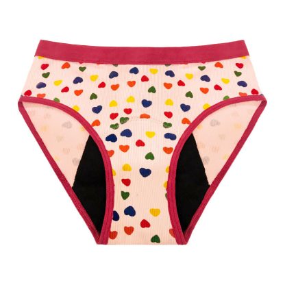 Girls Multicolor Fashion Print Leakproof Panties - Image 7