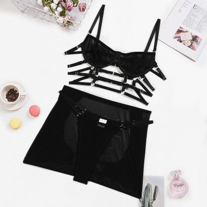 Lace-up Bra Body Shaping Skirt Outfit Women - Image 6