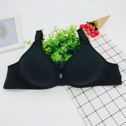 Bamboo Charcoal Cup Cotton Bra 3 Breasted Without Steel Ring - Image 4