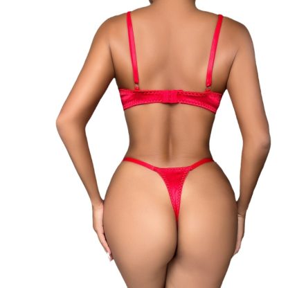 Underwear Minimalist Basic Versatile Embroidered Flower Suit - Image 5