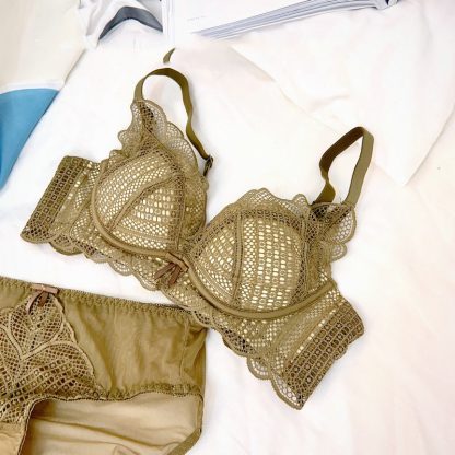 Women's Small Chest Thickening Bra Without Steel Ring Adjustable Type 3 4 Wen Bra - Image 3
