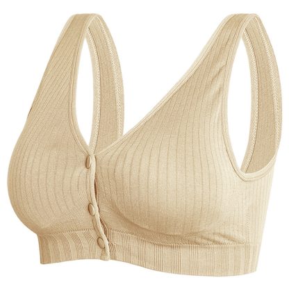 Pregnant Women's Large Size Vest Style Nursing Bra - Image 4