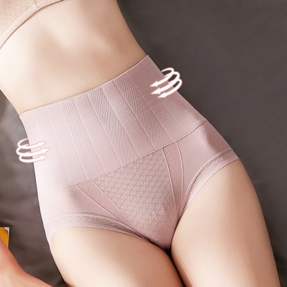 High-waisted Abdomen Panties Ladies Postpartum Hip-lifting And Shaping Seamless Panties - Image 5