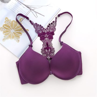 Front Closure Y-type Beauty Back Girls Push Up Bra - Image 9