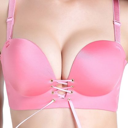 FallSweet Padded Push Up Bras Add Two Cups Brassiere Unlined Seamless Bra for Women - Image 7