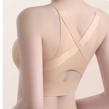 Jiaozi Lifting Anti-sagging Shaping Beauty Back Polyester Bra - Image 4