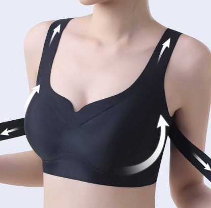 Jiaozi Lifting Anti-sagging Shaping Beauty Back Polyester Bra - Image 3