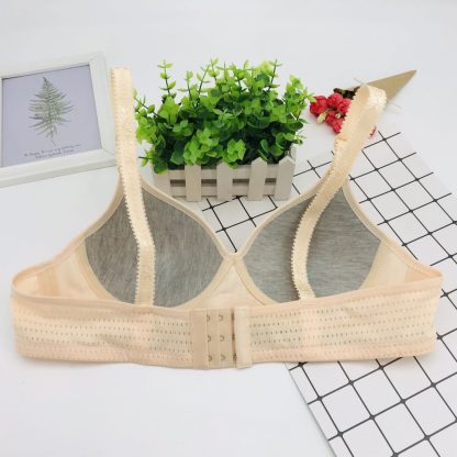 Bamboo Charcoal Cup Cotton Bra 3 Breasted Without Steel Ring - Image 3
