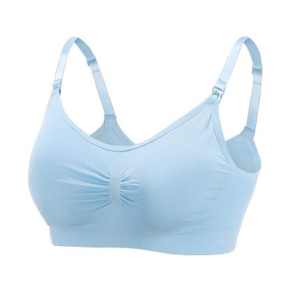 3pcs No Steel Ring Front Buckle Seamless Large Size Breastfeeding Bra Breastfeeding Adjustment Gather Postpartum Breastfeeding Bra Underwear - Image 8