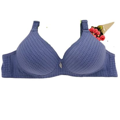 Bamboo Charcoal Cup Cotton Bra 3 Breasted Without Steel Ring - Image 5