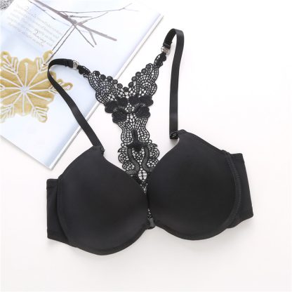Front Closure Y-type Beauty Back Girls Push Up Bra - Image 8
