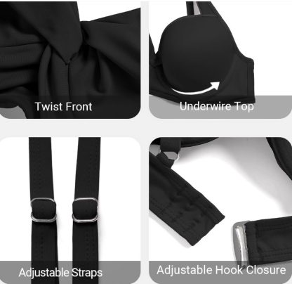 Ladies New Fashion Push-up Top Swimsuit - Image 3