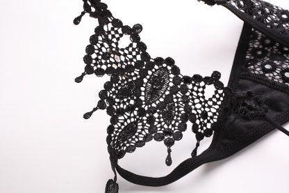 Large Size Beautiful Buttocks Panties Women Pearl Transparent Temptation Adjustable Thong - Image 8