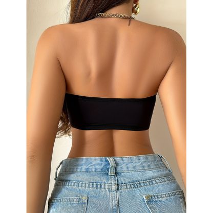 Front Buckle Tube Top Strapless Seamless Underwear - Image 3